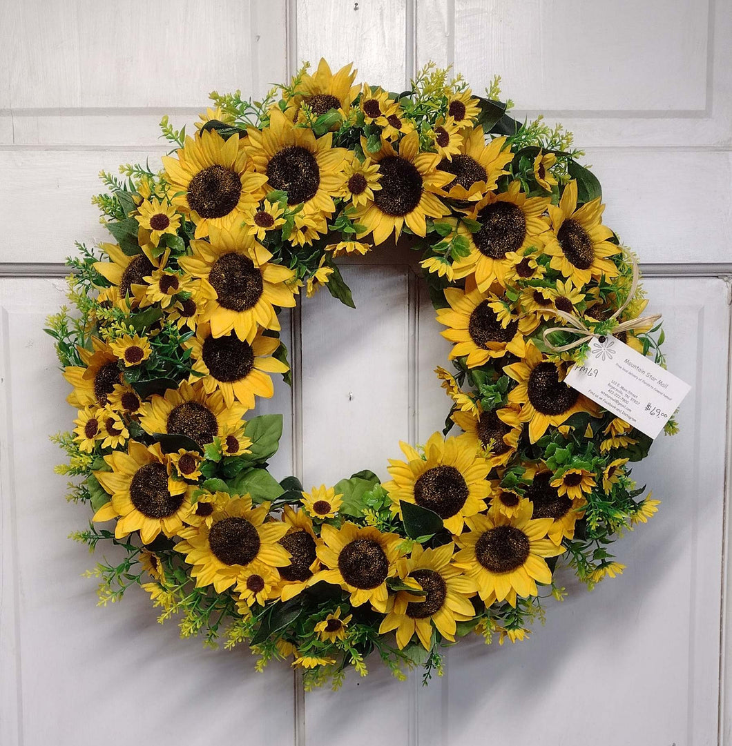 PM69 - Sunflower Wreath