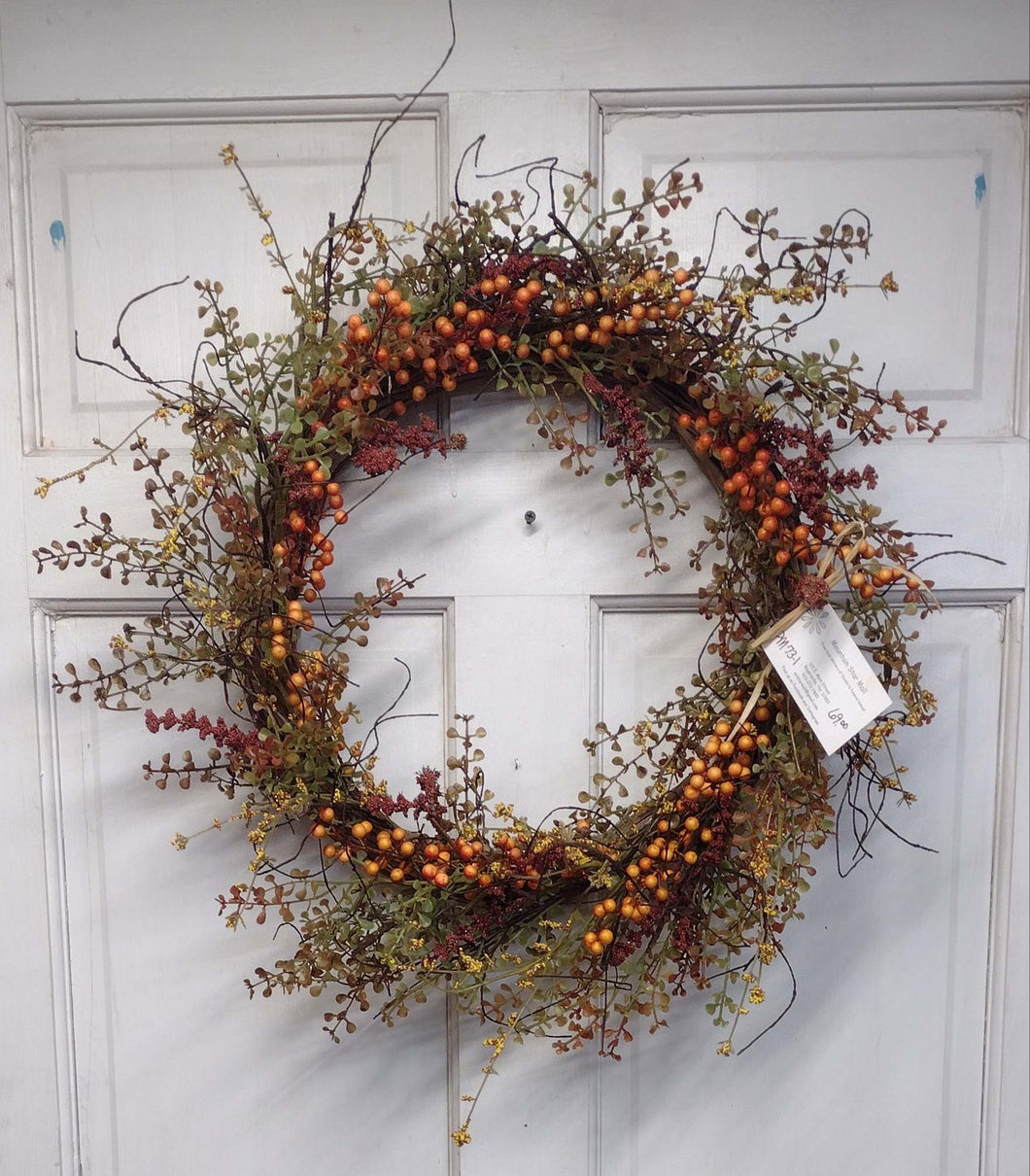 PM73 - Fall Wreath with Sienna Peppergrass