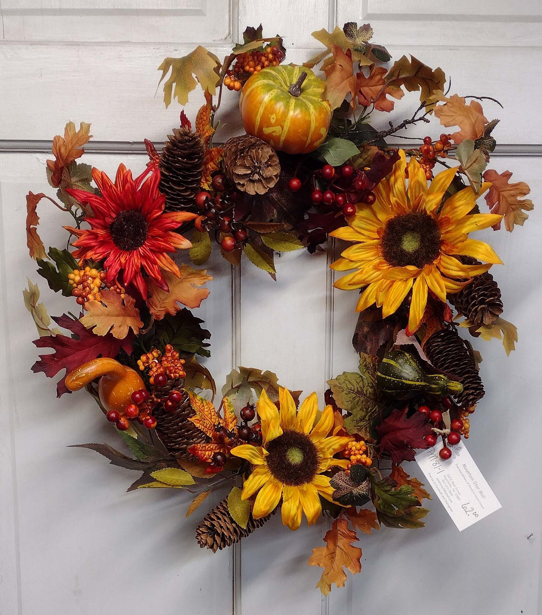 PM81 - Fall Sunflower Wreath