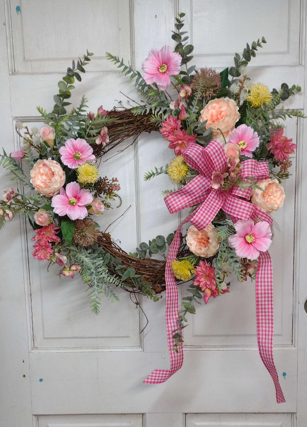 K336 - Wreath with Pinks