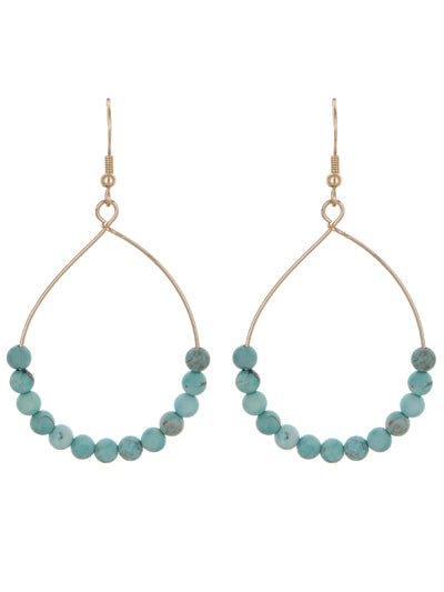 Tear Drop Earrings - Turquoise