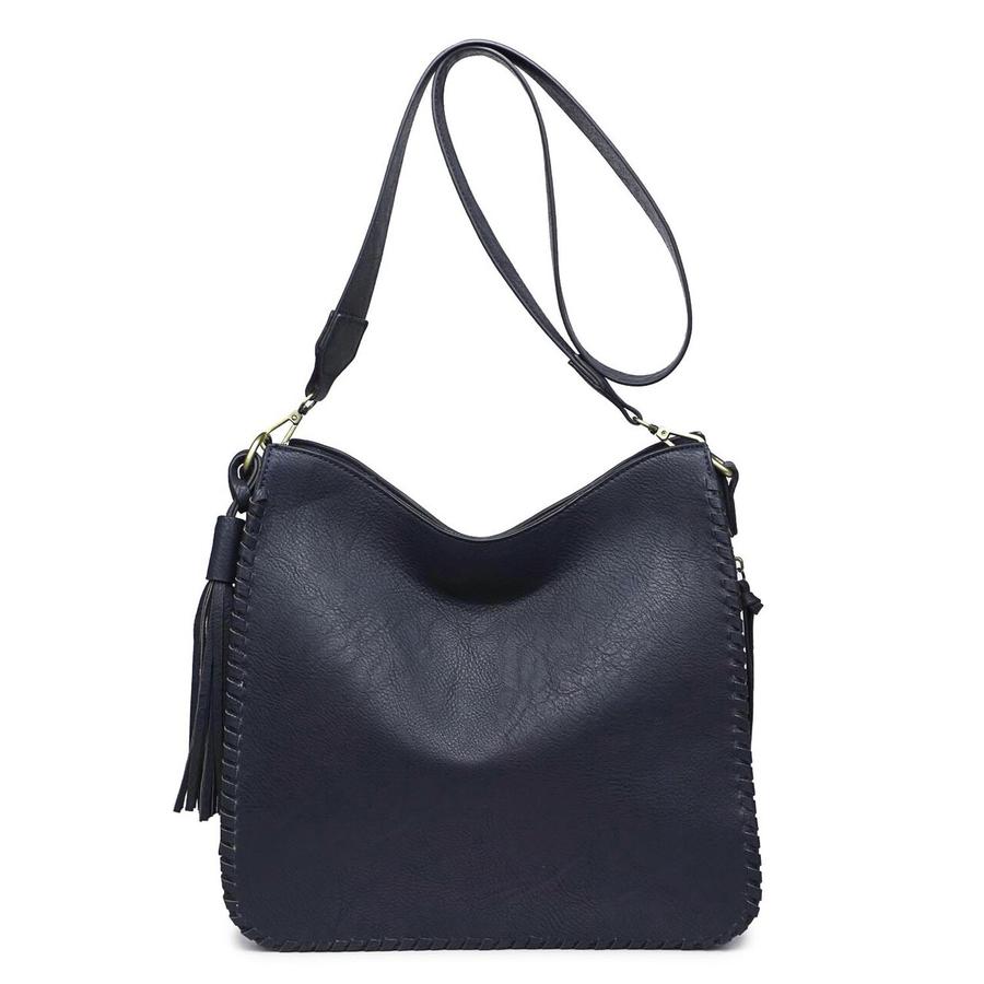 Conceal Carry Handbag with Guitar Strap - Navy